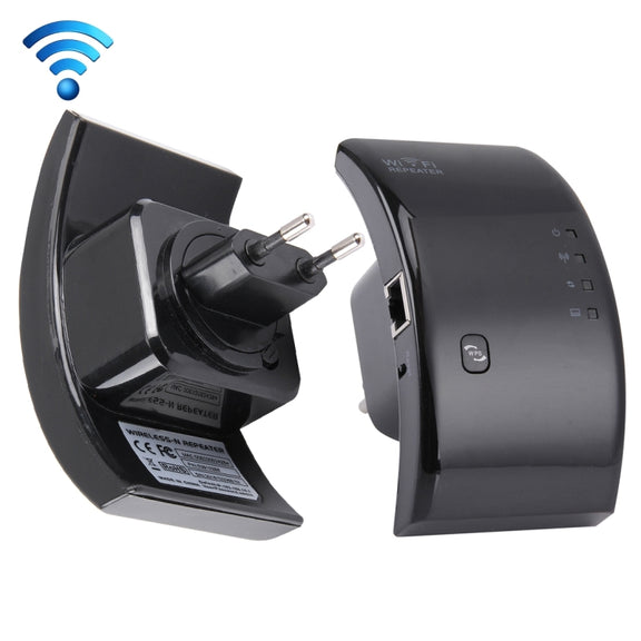 300Mbps Wireless-N WIFI 802.11n Repeater Range Expander(Black)