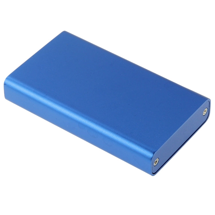 6gb/s mSATA Solid State Disk SSD to USB 3.0 Hard Disk Case(Blue)