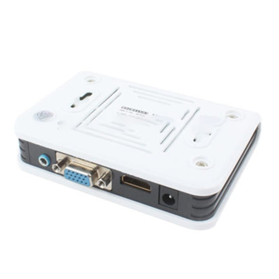 1080P Audio VGA to HDMI HD HDTV Video Converter(White)