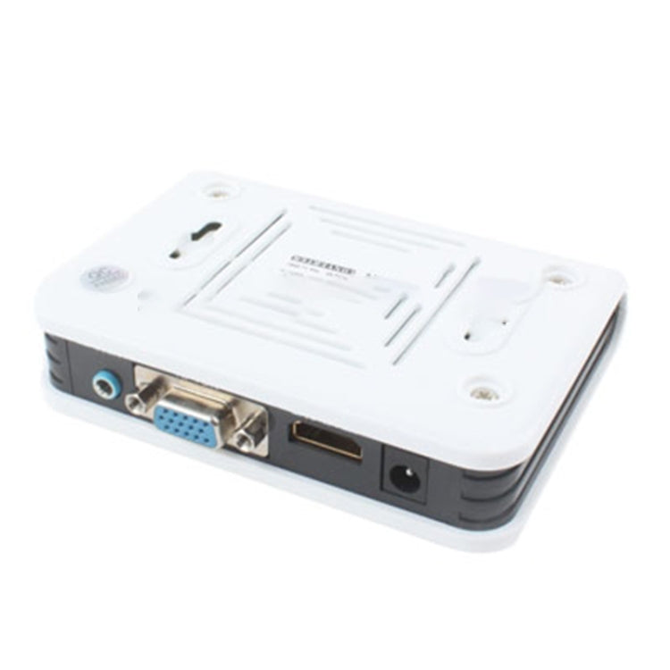 1080P Audio VGA to HDMI HD HDTV Video Converter(White)