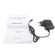 1080P Audio VGA to HDMI HD HDTV Video Converter(White)
