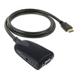 HDMI Male to VGA Female Adapter With Audio Cable(Black) - Cable by PMC TechLife | Online Shopping South Africa | PMC TechLife | Buy Now Pay Later Mobicred