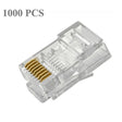 1000 PCS RJ45 Connector Modular Plug, Normal quality - Lan Cable and Tools by PMC TechLife | Online Shopping South Africa | PMC TechLife | Buy Now Pay Later Mobicred