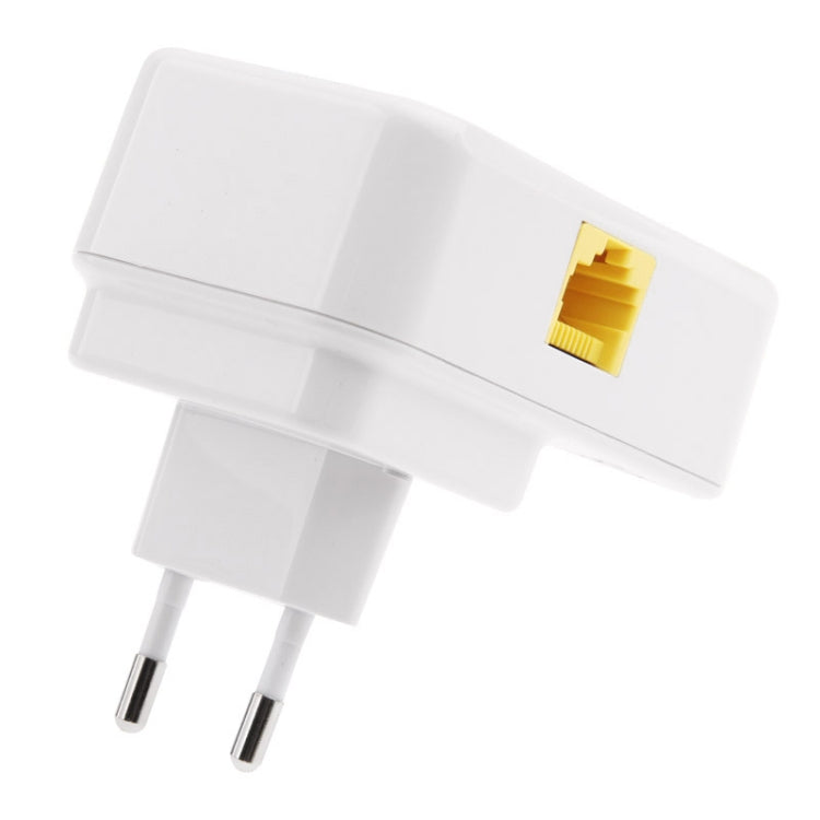 2 PCS 500Mbps Powerline Network Mini Homeplug AV Ethernet Bridge, 7HP150, EU Plug(White)