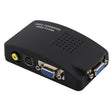 High Resolution (BNC) Video and S-Video to VGA Conversion(Black) - VGA Converter by PMC TechLife | Online Shopping South Africa | PMC TechLife | Buy Now Pay Later Mobicred