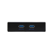 USB 3.0 Front Panel Floppy Disk Bay 20 Pin 2 Ports HUB Bracket Cable(Black)