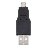 USB A Male to Micro USB 5 Pin Male Adapter(Black)