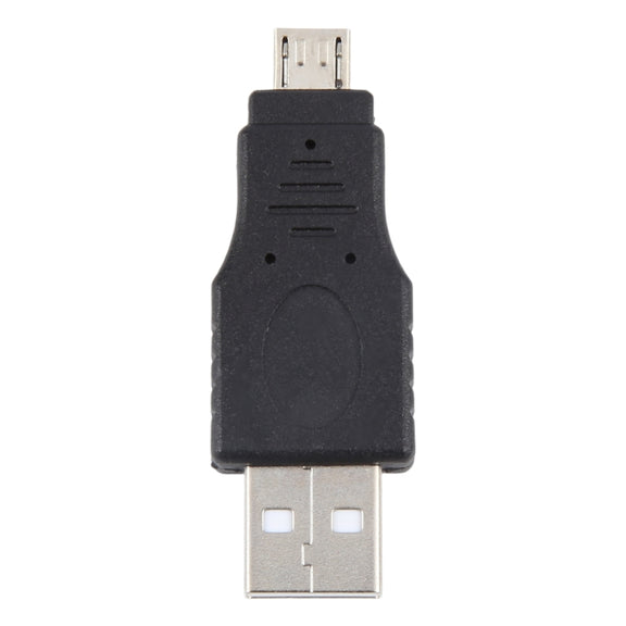 USB A Male to Micro USB 5 Pin Male Adapter(Black)