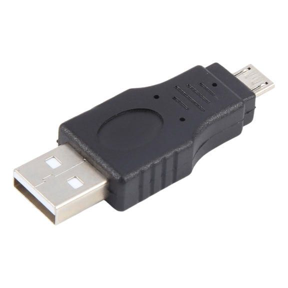 USB A Male to Micro USB 5 Pin Male Adapter(Black)