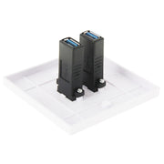 Dual USB 3.0 Female Plugs Home Wall Charger Plate Wall Plate Panel