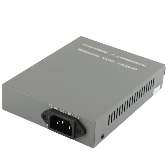 10/100/1000M Single mode Gigabit Adaptive Optical Transceiver (HTB-GS-03)