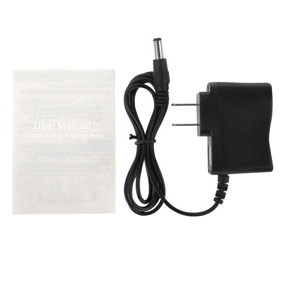 5-Port 10/100/1000 Mbps Ethernet Desktop Switch