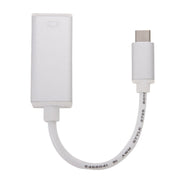 10cm USB-C / Type-C 3.1 to Display Adapter Cable, For MacBook 12 inch, Chromebook Pixel 2015, Nokia N1 Tablet PC(Silver)