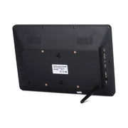 12.0 Inch LED Display Multi-media Digital Photo Frame with Holder / Music & Movie Player / Remote Control Function, Support USB / SD, Built in Stereo Speaker(Black)