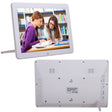 12.0 Inch LED Display Multi-media Digital Photo Frame with Holder / Music & Movie Player / Remote Control Function, Support USB / SD, Built in Stereo Speaker(White) - 11 inch Below by PMC TechLife | Online Shopping South Africa | PMC TechLife | Buy Now Pay Later Mobicred