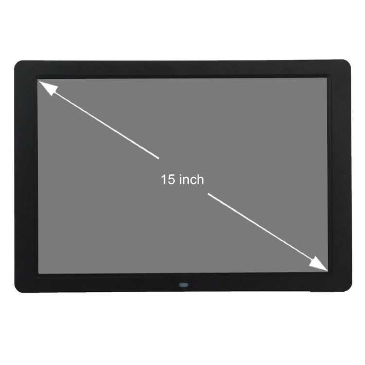 15 inch 1280 x 800 16:9 LED Widescreen Suspensibility Digital Photo Frame with Holder & Remote Control, Support SD / MicroSD / MMC / MS / XD / USB Flash Disk(Black)