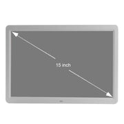 15 inch 1280 x 800 16:9 LED Widescreen Suspensibility Digital Photo Frame with Holder & Remote Control, Support SD / MicroSD / MMC / MS / XD / USB Flash Disk(White)