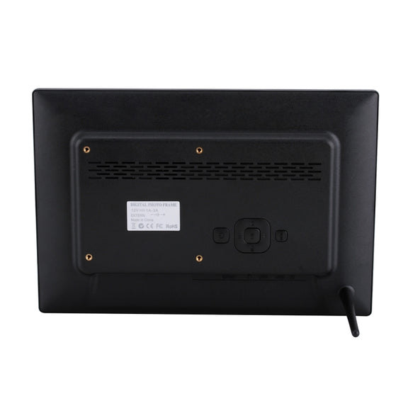 12.1 inch Digital Photo Frame with Holder & Remote Control, Allwinner F16 Program, Support SD /  MMC / USB Flash Disk(Black)