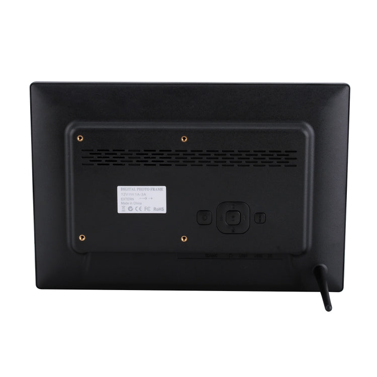 12.1 inch Digital Photo Frame with Holder & Remote Control, Allwinner F16 Program, Support SD /  MMC / USB Flash Disk(Black)