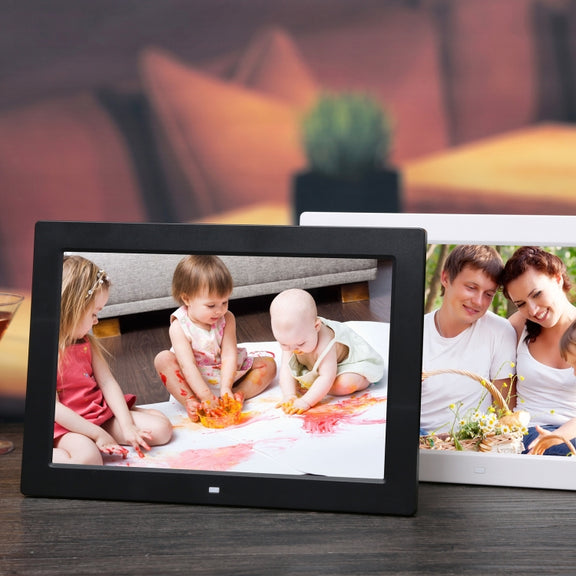 12.1 inch Digital Photo Frame with Holder & Remote Control, Allwinner F16 Program, Support SD /  MMC / USB Flash Disk(Black)