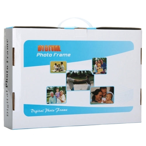 13 inch 1024 x 768 / 16：9 LED Widescreen Suspensibility Digital Photo Frame with Holder & Remote Control, Support SD / MicroSD / MMC / MS / XD / USB Flash Disk(White)