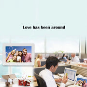 13 inch 1024 x 768 / 16：9 LED Widescreen Suspensibility Digital Photo Frame with Holder & Remote Control, Support SD / MicroSD / MMC / MS / XD / USB Flash Disk(White)