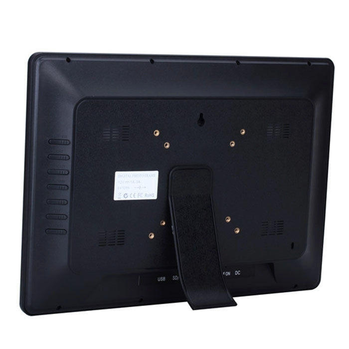 14 inch LED Display Multi-media Digital Photo Frame with Holder & Music & Movie Player, Support USB / SD / MS / MMC Card Input