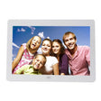 14 inch LED Display Multi-media Digital Photo Frame with Holder & Music & Movie Player, Support USB / SD / MS / MMC Card Input(White) - 11-15 inch by PMC TechLife | Online Shopping South Africa | PMC TechLife | Buy Now Pay Later Mobicred
