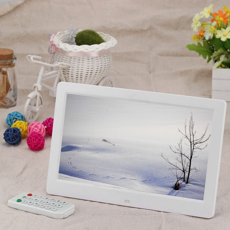 10.1 inch HD Wide Screen Digital Photo Frame with Holder & Remote Control, Allwinner E200, Alarm Clock / MP3 / MP4 / Movie Player(Black)