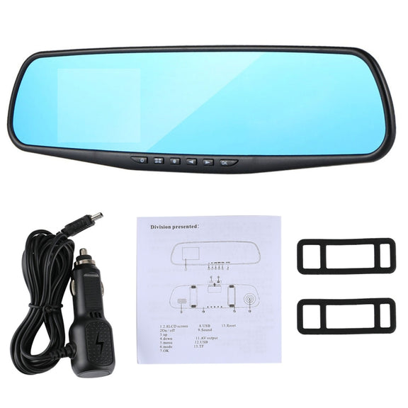 480P 2.8 inch Screen Display Vehicle DVR, 140 Degree Wide Angle Viewing, Support Loop Recording / Motion Detection