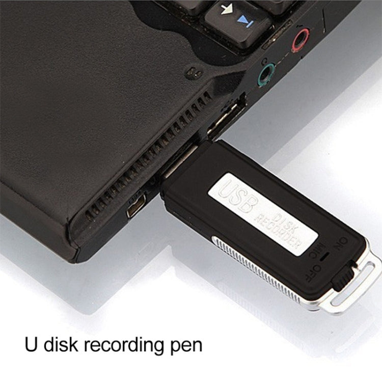 Mini Interview Recorder / USB Flash Drive , Built in 4GB Memory(Black)