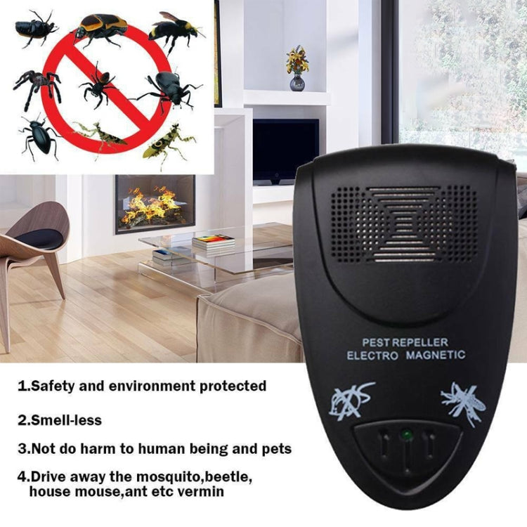 Ultrasonic Pest Repeller Electro Magnetic(White)