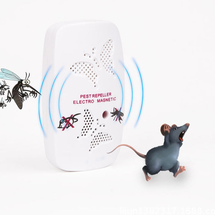 Ultrasonic Electronics Insecticide with Two Steps of Adjustable, Pink (US Plug)