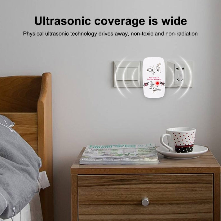 Ultrasonic Electronics Insecticide with Two Steps of Adjustable, Pink (US Plug)