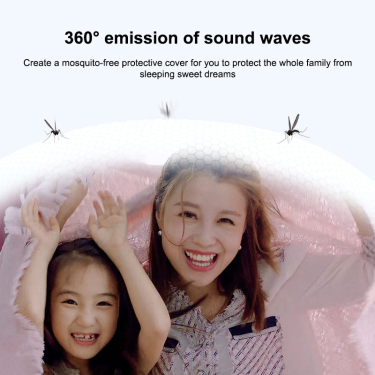 Ultrasonic Electronics Insecticide with Two Steps of Adjustable, Pink (US Plug)