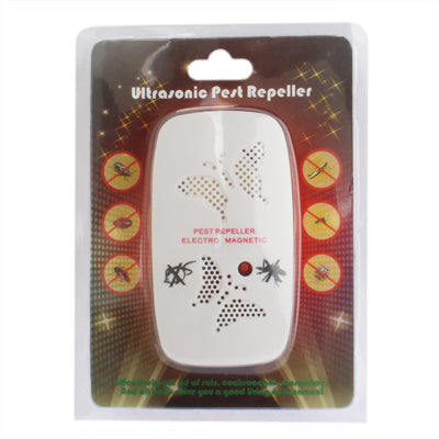 Ultrasonic Electronics Insecticide with Two Steps of Adjustable, White (EU Plug)