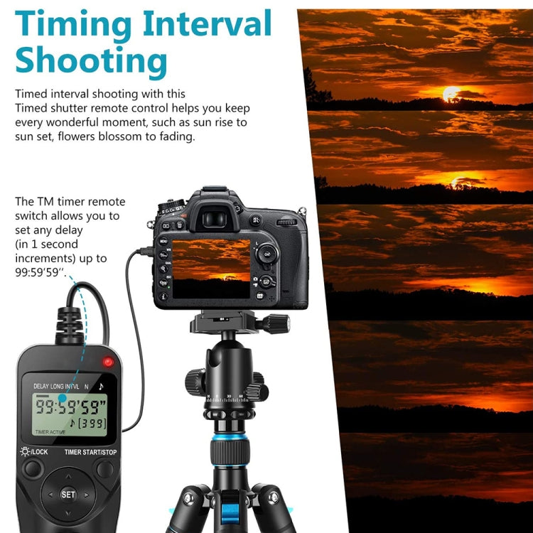 Aputure AP-TR3N LCD Timer Remote Cord for Nikon D5100���D3100, D7000, D5000, D90
