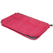 Thicken Portable Multi-function Double Zipper Cosmetic Bag, Storage Bag in Bag (Magenta)