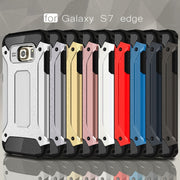 For Galaxy S7 Edge / G935 Tough Armor TPU + PC Combination Case (Rose Gold)
