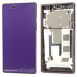 Middle Board + Battery Back Cover for Sony L36H (Purple) - free shipping - PMC TechLife - Order now!