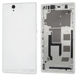 Middle Board + Battery Back Cover for Sony L36H(White) - Frame Bezel Plate by PMC TechLife | Online Shopping South Africa | PMC TechLife | Buy Now Pay Later Mobicred