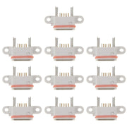 10 PCS Charging Port Dock Connector  for Xiaomi Mi 4(White)