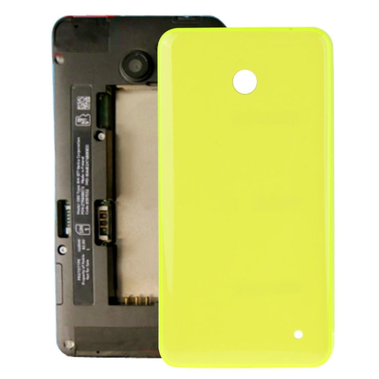 Housing Battery Back Cover + Side Button for Nokia Lumia 635(Yellow)