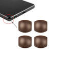 4 PCS Front Bezel Edge  for Sony Xperia Z3(Coffee) - Others by PMc TechLife | Online Shopping South Africa | PMc TechLife | Buy Now Pay Later Mobicred