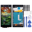 LCD Display + Touch Panel with Frame  for Sony Xperia Z1 / L39h / C6902 / C6903 / C6906 / C6943(Black) - LCD Screen by PMC TechLife | Online Shopping South Africa | PMC TechLife | Buy Now Pay Later Mobicred