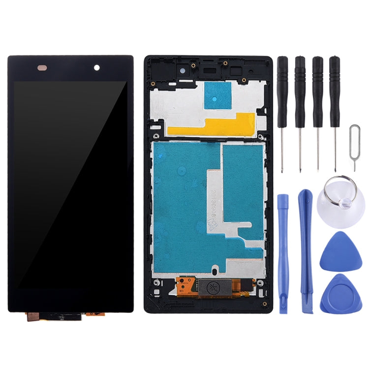 LCD Display + Touch Panel with Frame  for Sony Xperia Z1 / L39h / C6902 / C6903 / C6906 / C6943(Black)