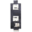 SIM SD Card Reader Contact Flex Cable Ribbon for Asus Zenfone 2 / ZE500ML / ZE500 - Tail Connector by PMc TechLife | Online Shopping South Africa | PMc TechLife | Buy Now Pay Later Mobicred