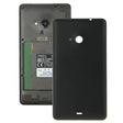 Bright Surface Solid Color Plastic Battery  Back Cover for Microsoft Lumia 535(Black) - Back Cover by PMc TechLife | Online Shopping South Africa | PMc TechLife | Buy Now Pay Later Mobicred