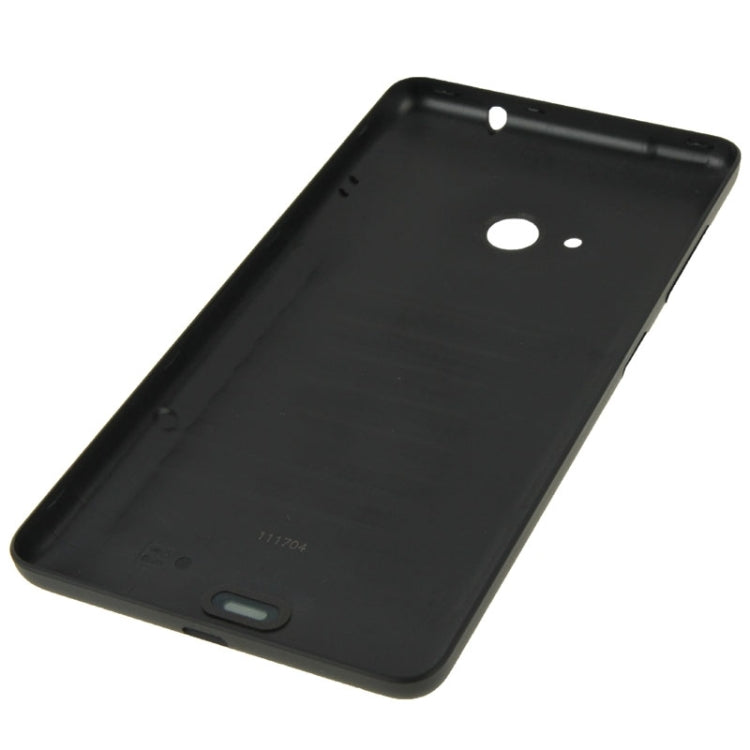 Bright Surface Solid Color Plastic Battery  Back Cover for Microsoft Lumia 535(Black)
