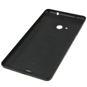 Bright Surface Solid Color Plastic Battery  Back Cover for Microsoft Lumia 535(Black)